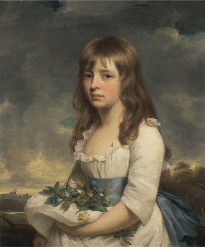 Portret van een Meisje door William Beechey